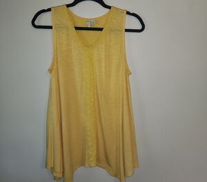 Sunny Yellow Women's Sleeveless Tank Top